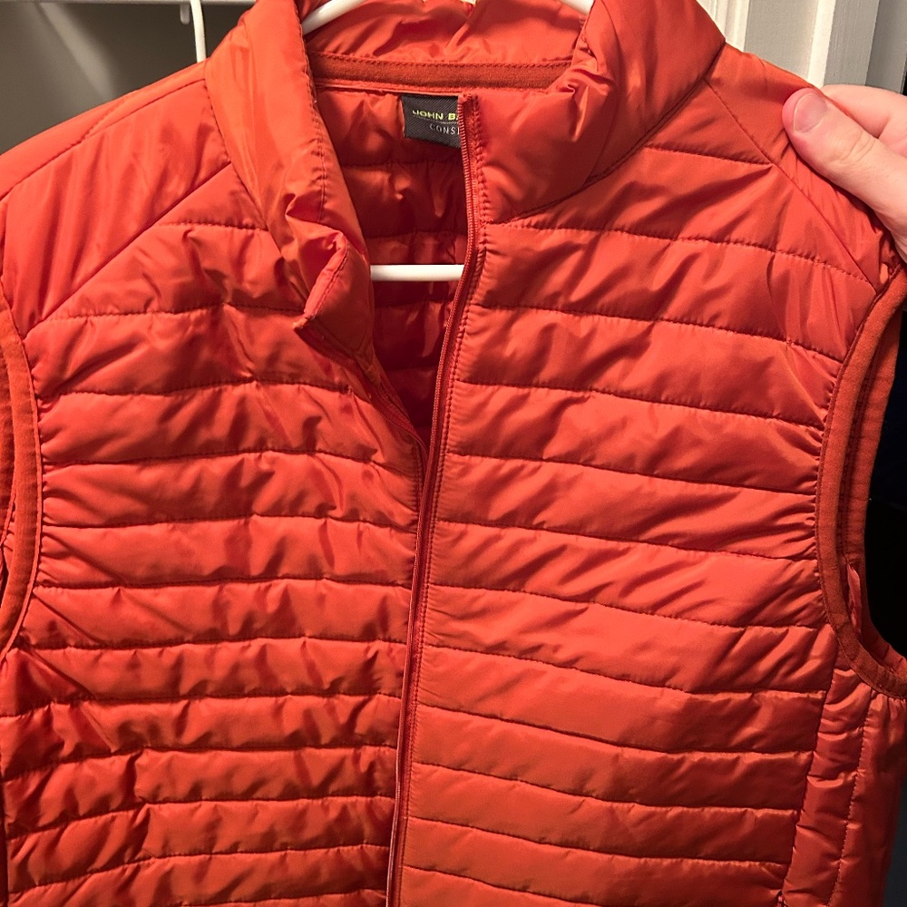 John Bartlett men's Orange vest